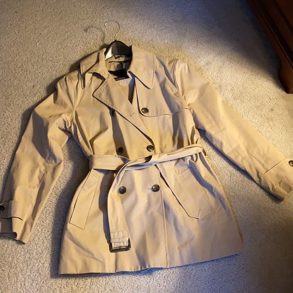 Lauren Ralph Lauren short trench coat (L)